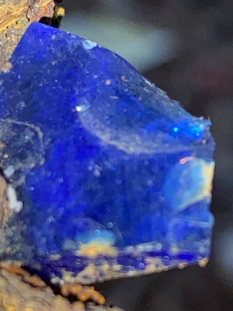 None (Rough Blue Crystal/Likely Glass or non-diamond mineral) - Rough / Uncut