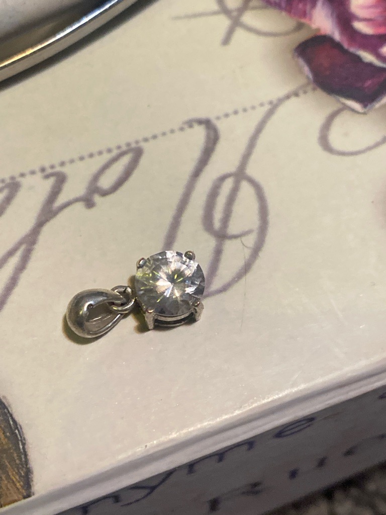 Cubic Zirconia or Moissanite (Simulated Diamond) - Round Brilliant