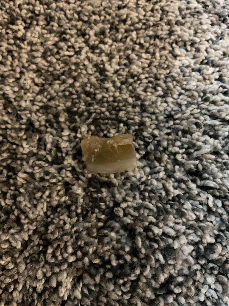 Non-diamond / Likely Agate or Chalcedony fragment - Irregular/Rough fragment