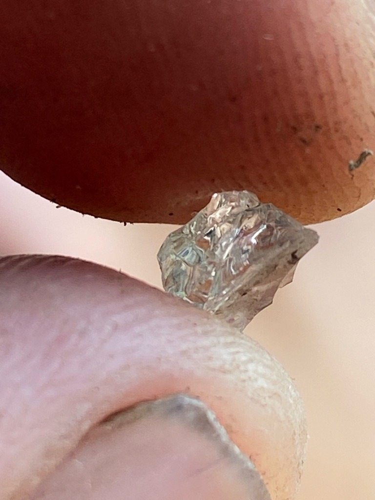 Natural (Rough / Uncut) - Rough Crystal (Irregular / Fragmented octahedral or macle tendencies)
