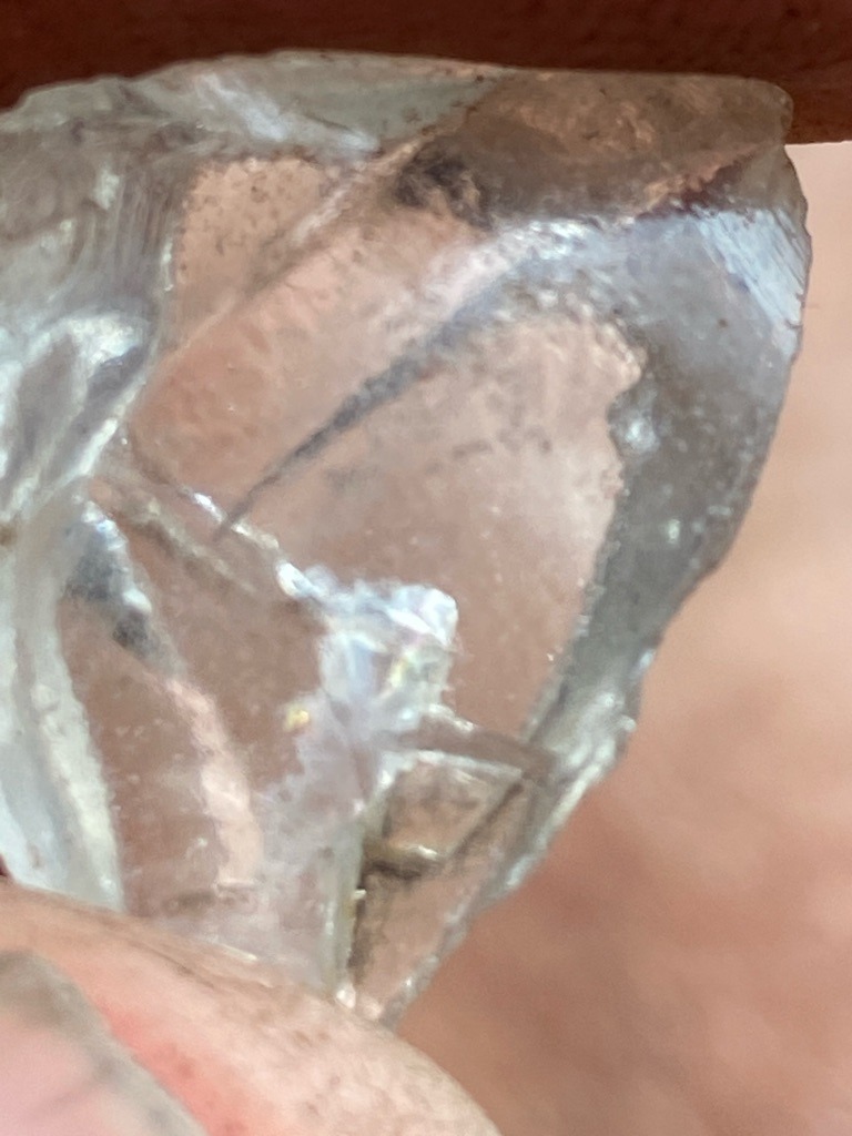 Natural diamond rough crystal (uncut) - Rough octahedral/irregular crystal fragment