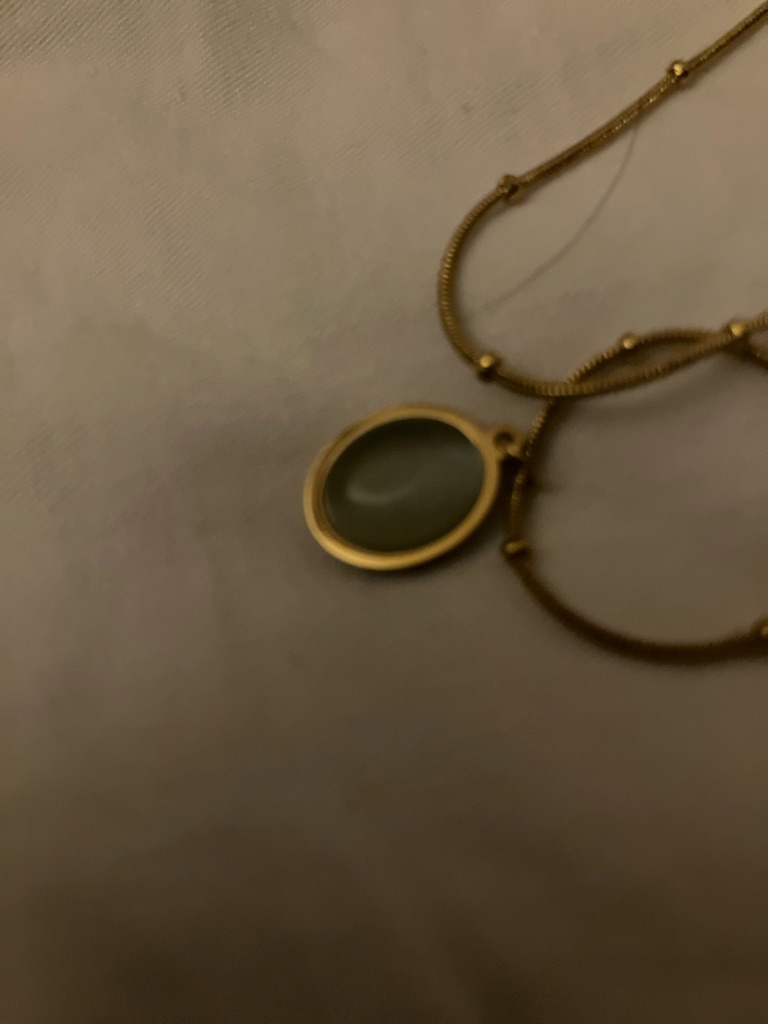 Non-Diamond / Opaque Gemstone (Potential Jade, Agate, or Glass) - Oval Cabochon