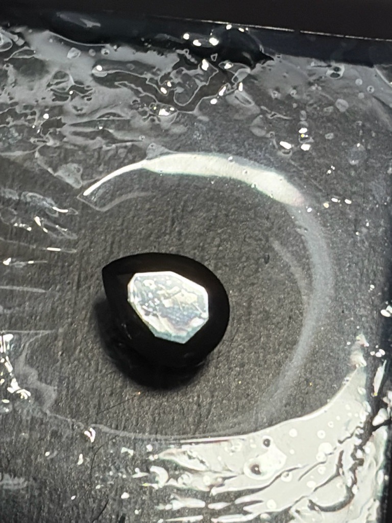 Natural Fancy Black Diamond - Pear Cut / Modified Shield