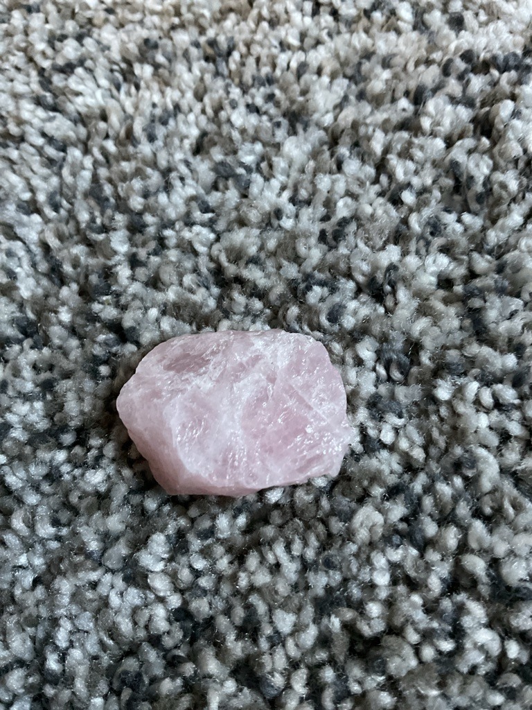 Rough Quartz (Likely Rose Quartz), not a Diamond - Rough / Uncut Natural Mineral