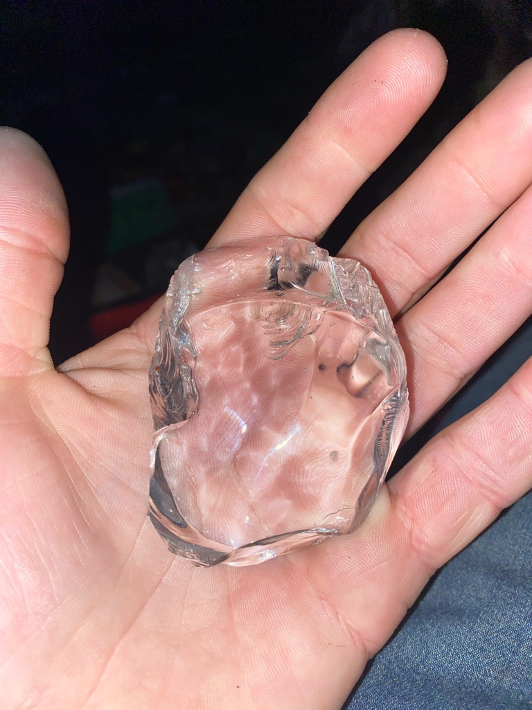 Likely Cullet Glass or Quartz (Non-Diamond) - Rough / Uncut (Amorphous)