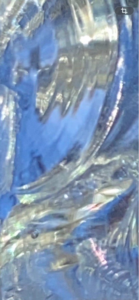 Indeterminable (Non-diamond glass or crystal appearance) - Irregular / Raw facets (Unable to determine standardized shape)