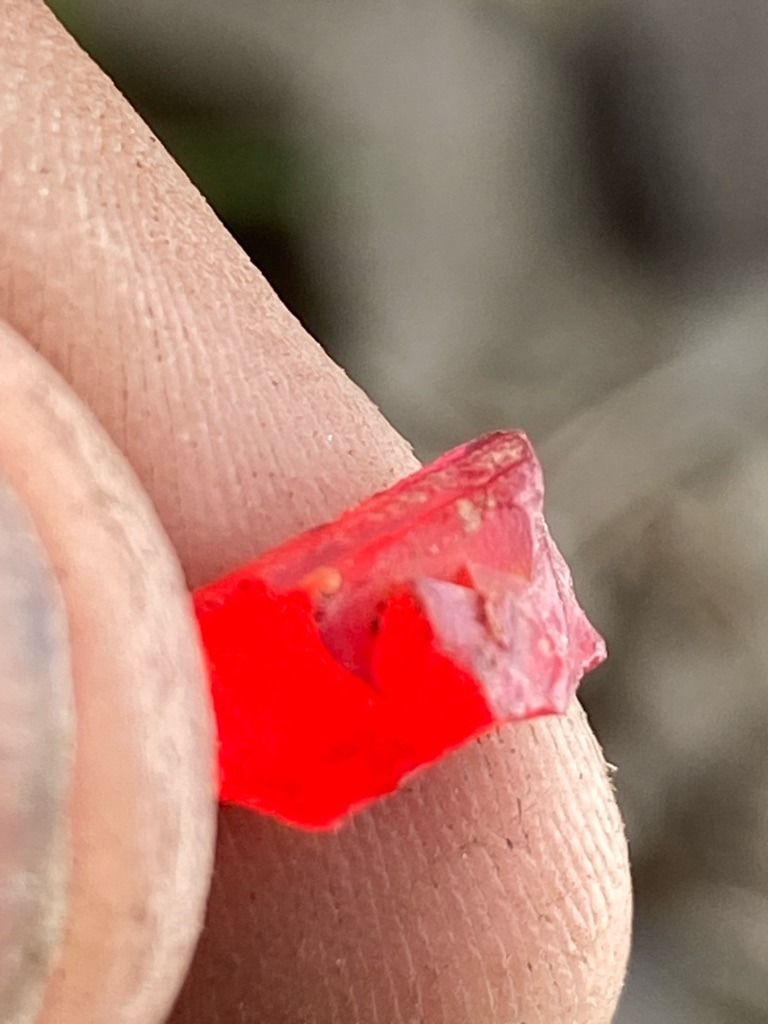 Natural Fancy Red Diamond - Rough / Untrimmed Crystal