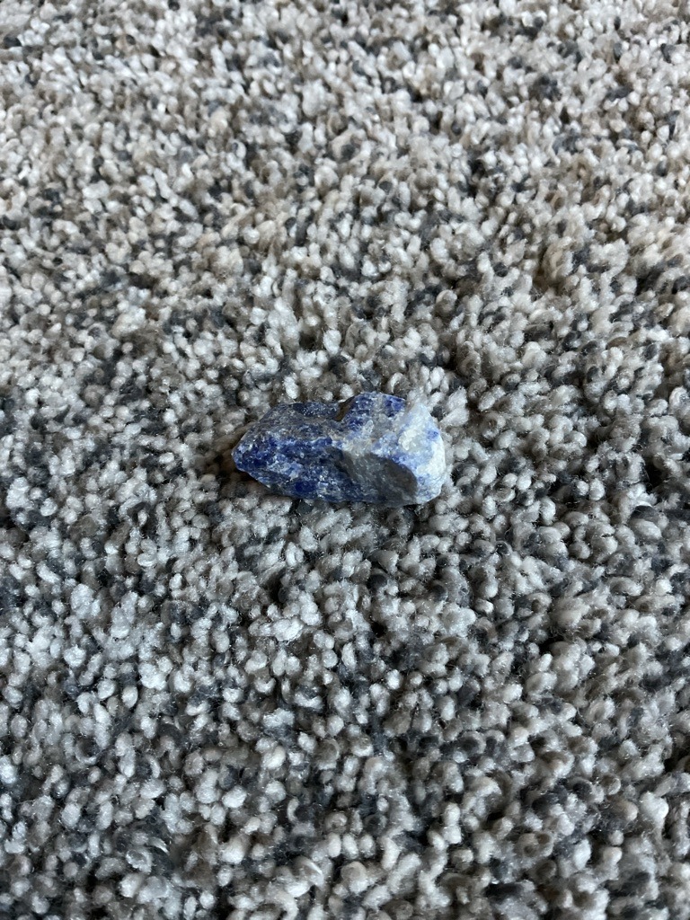 Non-Diamond (Likely Lapis Lazuli or Sodalite) - Rough / Raw (Uncut)