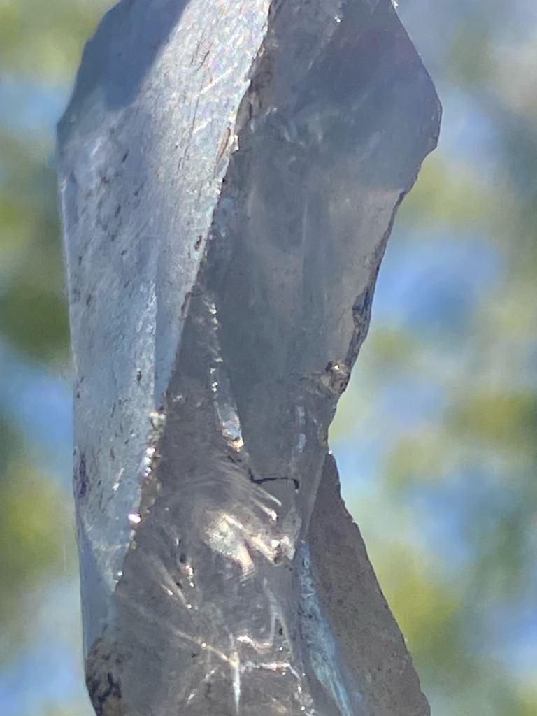 Non-diamond (Likely Glass or Quartz) - Rough / Uncut fragment