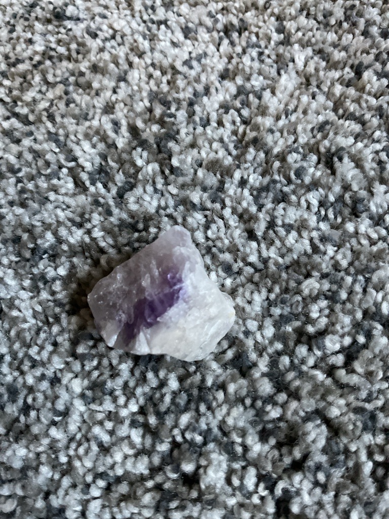 Non-Diamond (Likely Amethyst/Quartz) - Rough/Uncut Natural Crystal