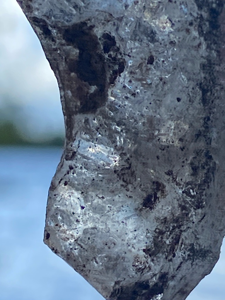 Natural rough diamond / mineral specimen - Rough uncut crystal / irregular crystal fragment