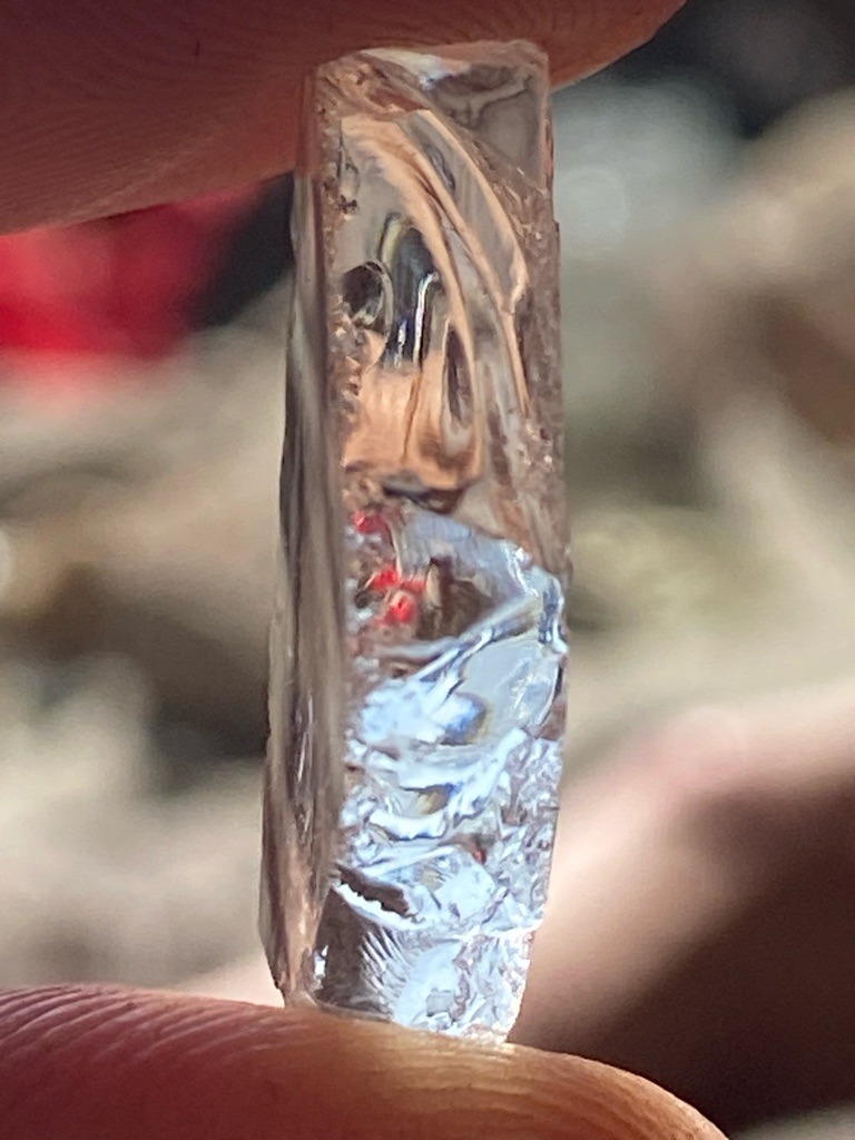 Natural Rough Diamond - Rough Crystal / Elongated Macle or Fragment