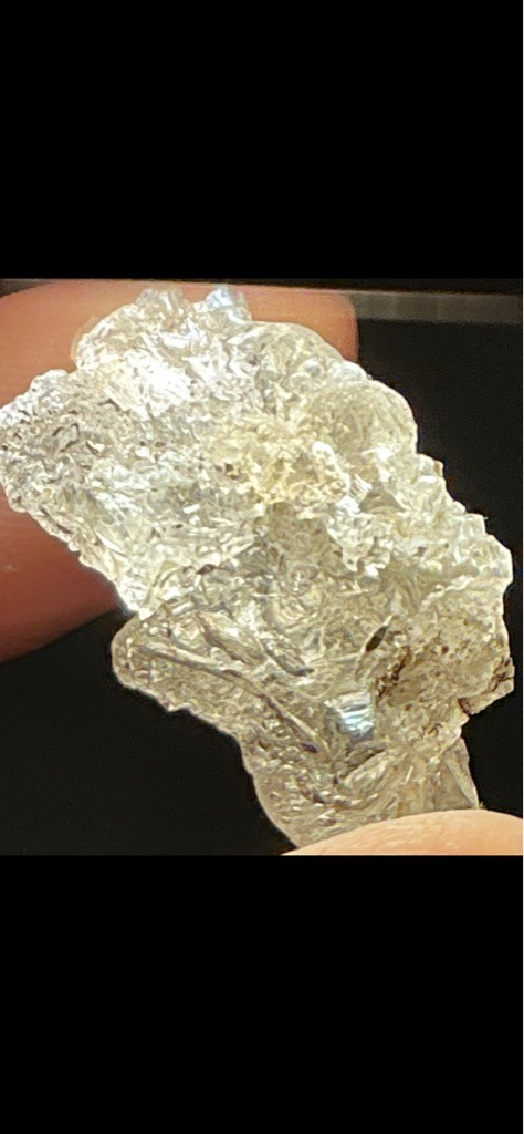 Natural rough diamond specimen - Rough crystal, uncut irregular octahedral/dodecahedral habit