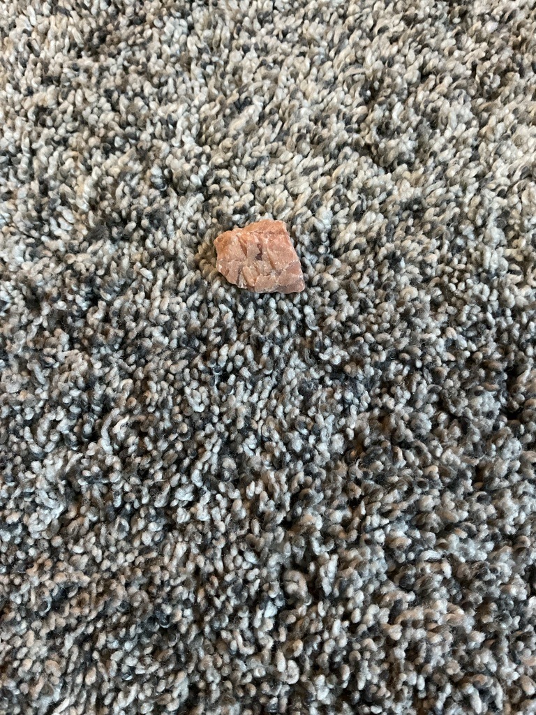 Non-diamond mineral (Likely Feldspar or Quartzite) - Rough / Uncut (Natural fragment)