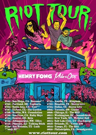 riot tour dates