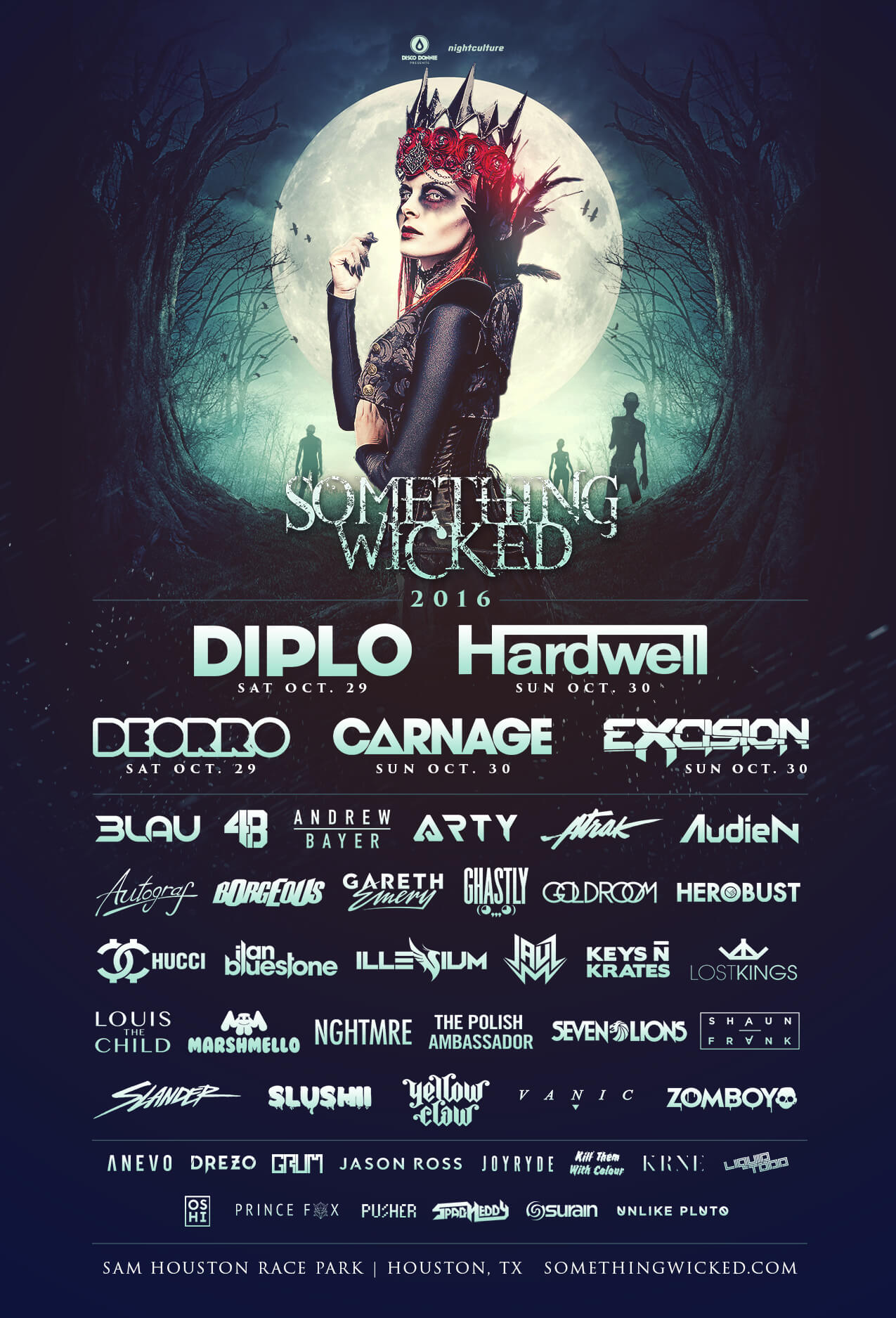 Something Wicked 2016 Day 1 at Sam Houston Race Park