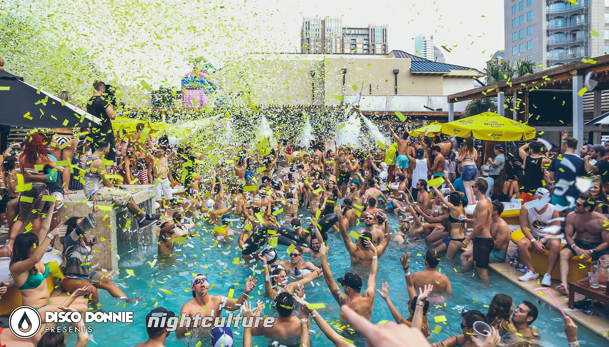 Scenes from the Noche de Neon Pool Party at Sisu - D Magazine