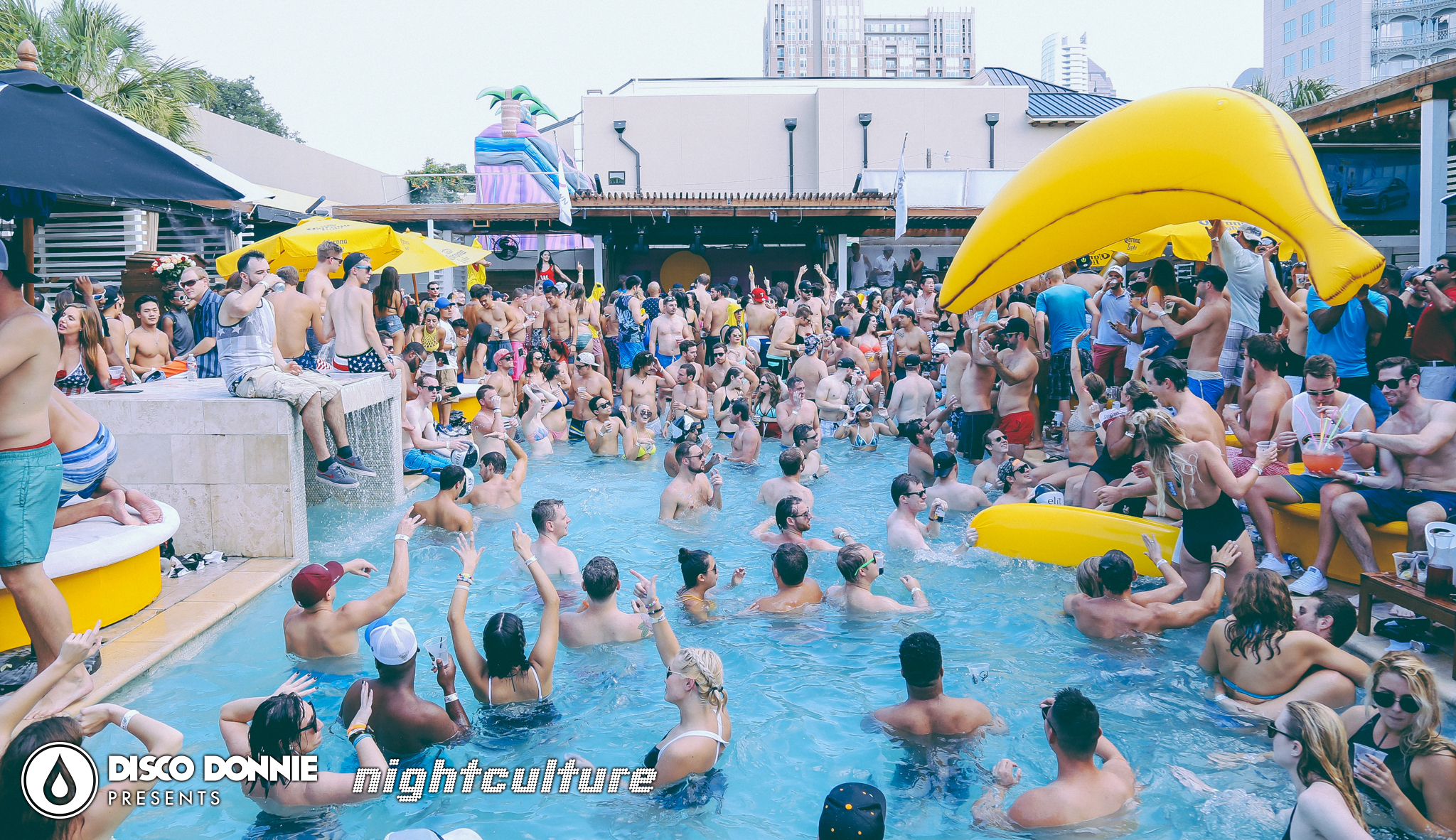 Scenes from the Noche de Neon Pool Party at Sisu - D Magazine