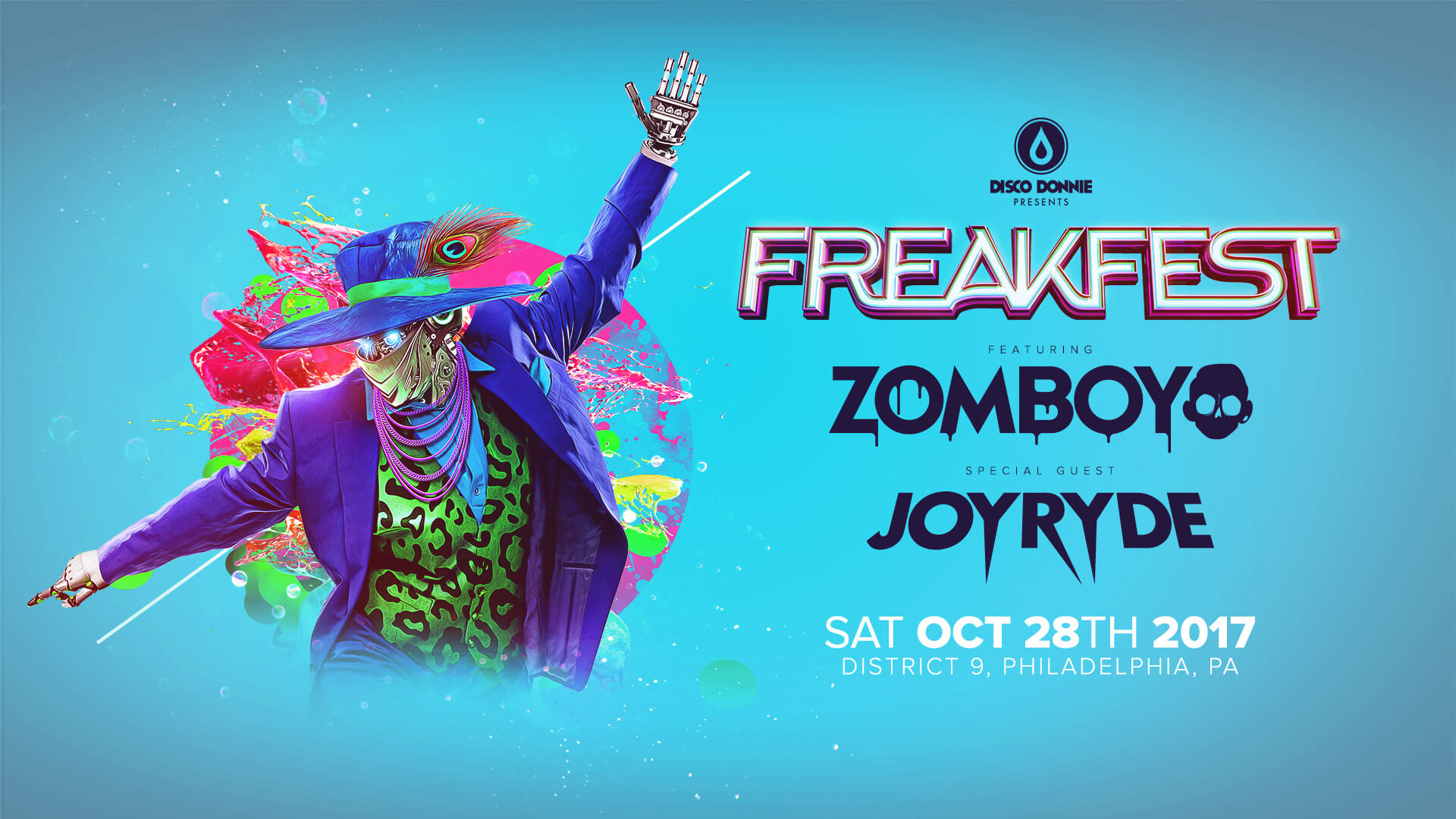 freakfest halloween ft zomboy and joyryde in philadelphia at district n9ne