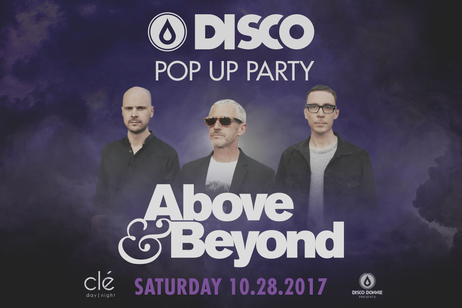 above & beyond disco pop up party in houston