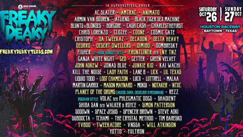 complete freaky deaky texas 2019