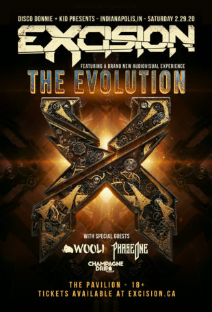 Excision Evolution Tour Baseball Jersey - Black/Orange