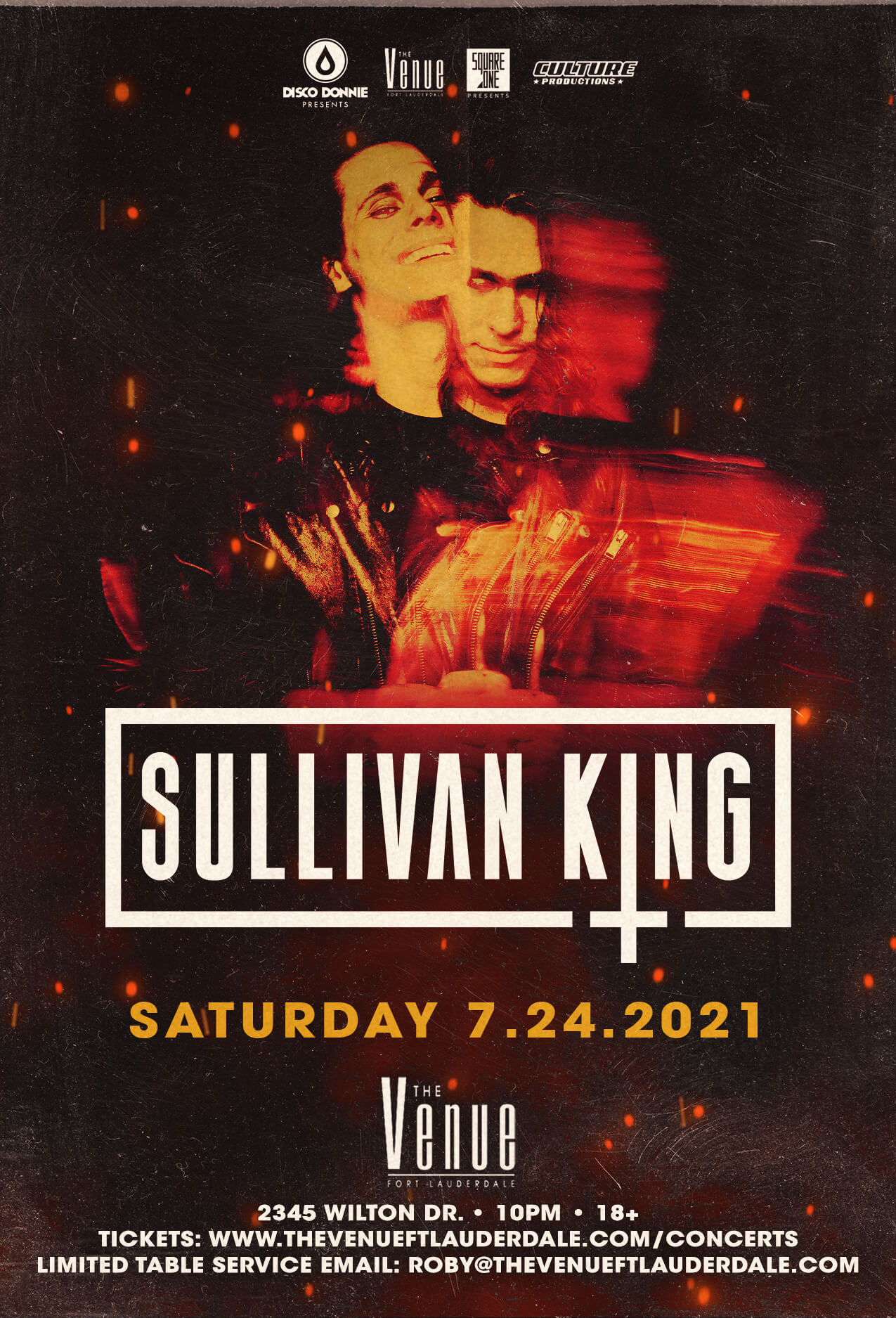 Sullivan King at The Venue Fort Lauderdale Disco Donnie Presents