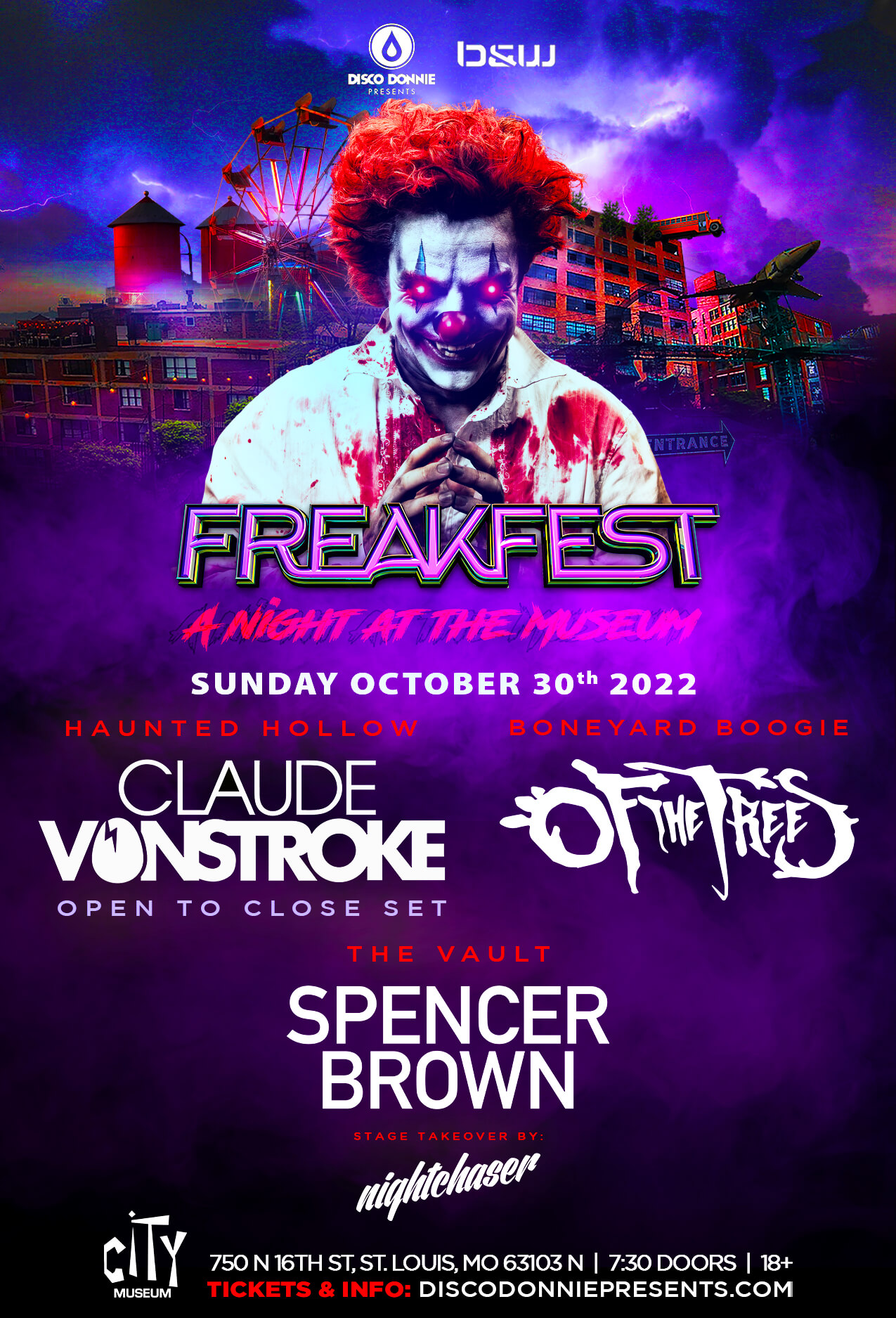 Freakfest 2022 Ft Claude Vonstroke Of The Trees Spencer Brown