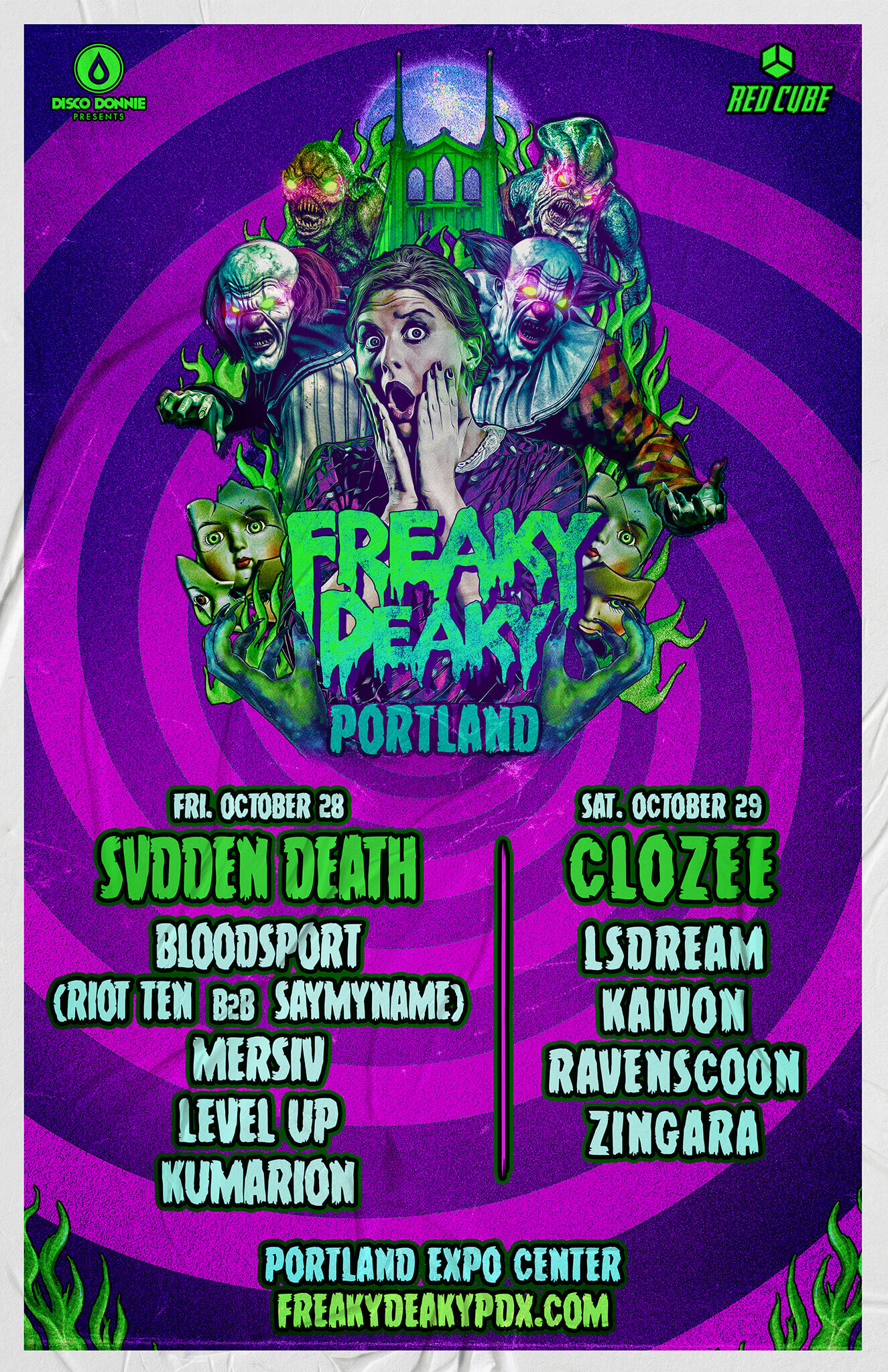 Freaky Deaky Portland 2024 Lineup Vanda Constancy