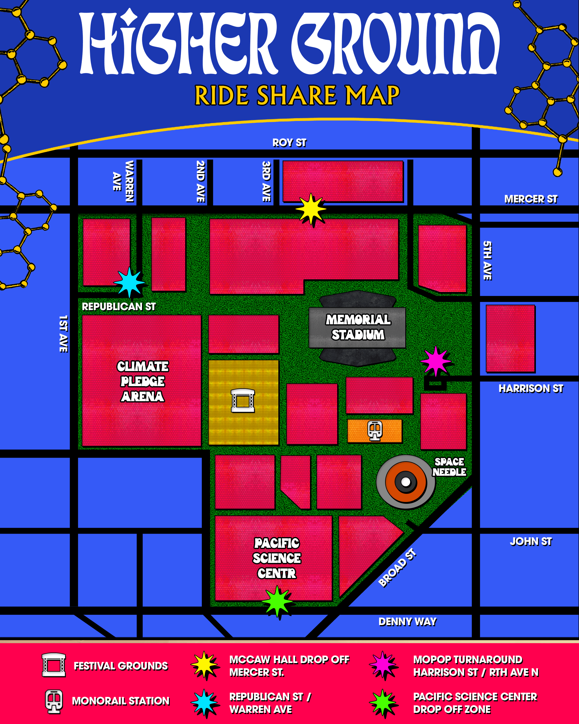 Higher Ground 2023 Site Map