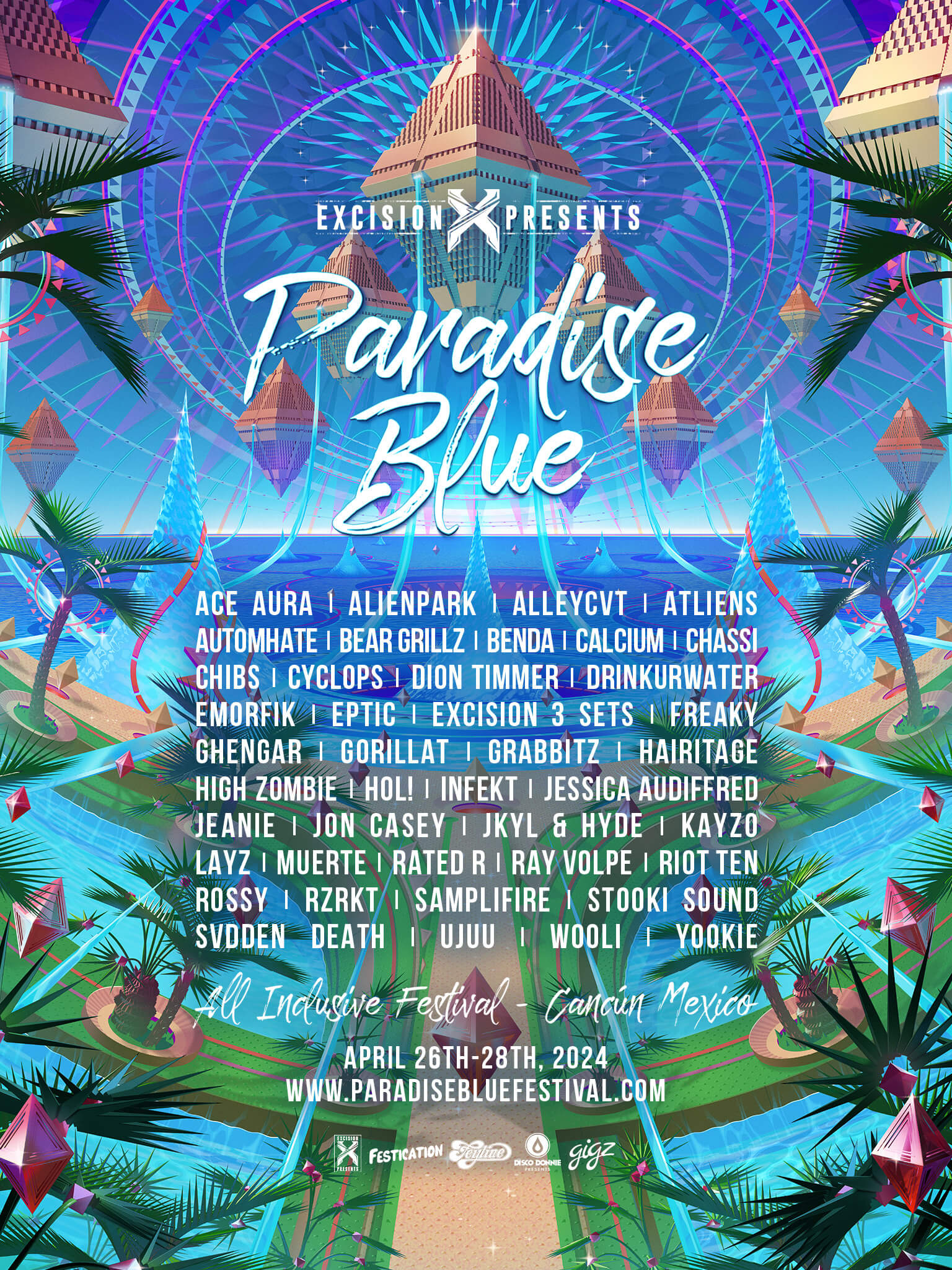 Paradise Blue Festival 2024 Day 2 at Paradisus Cancun