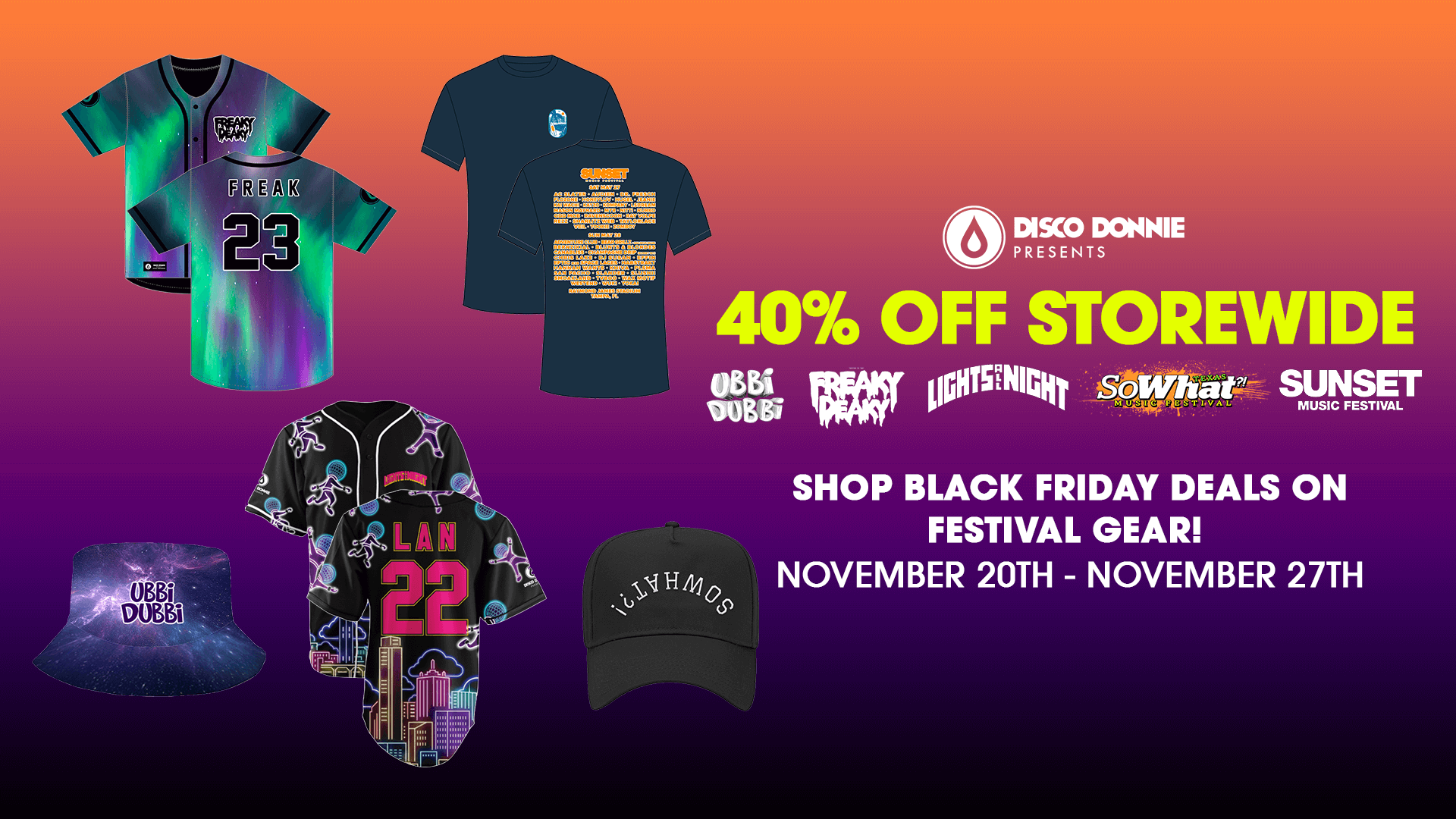 Take 40% Off Merch