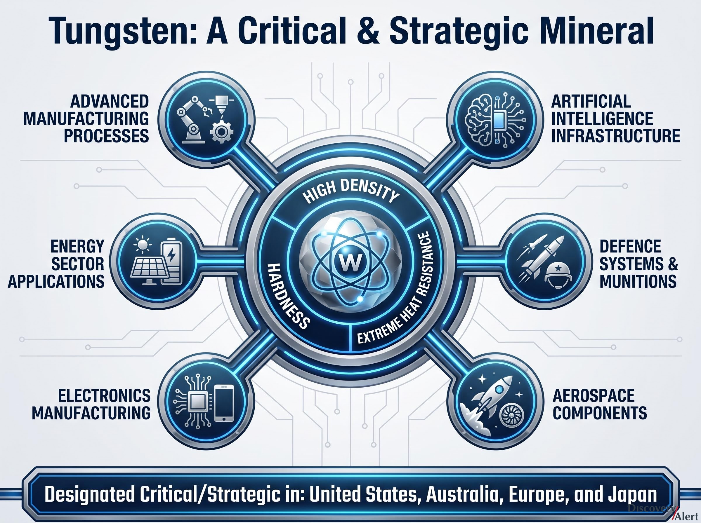 Tungsten: Critical Status and High-Growth Applications