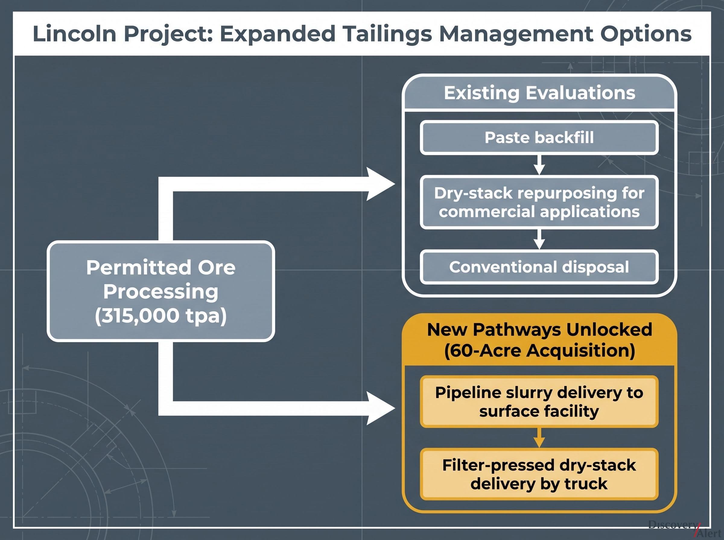 Expanded Tailings Management Options at Lincoln