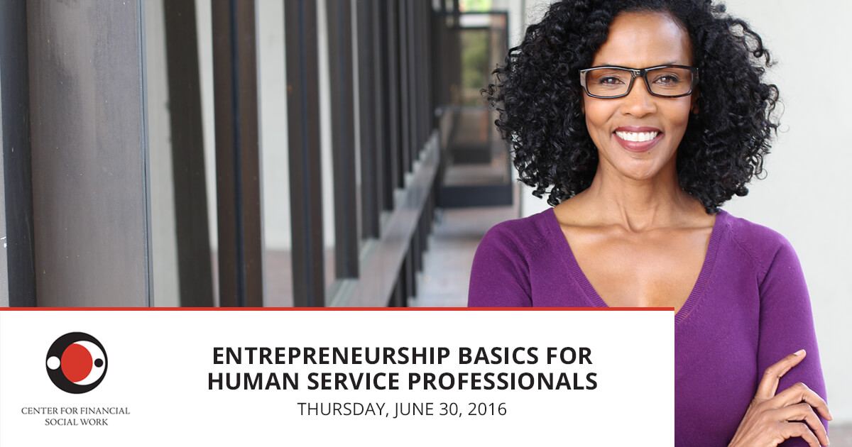 Entrepreneurship Basics For Human Service Professionals