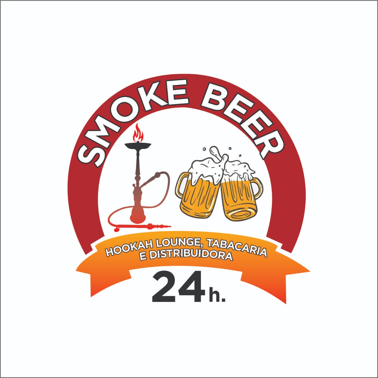 Logo da empresa Smoke Beer Hookah Lounge