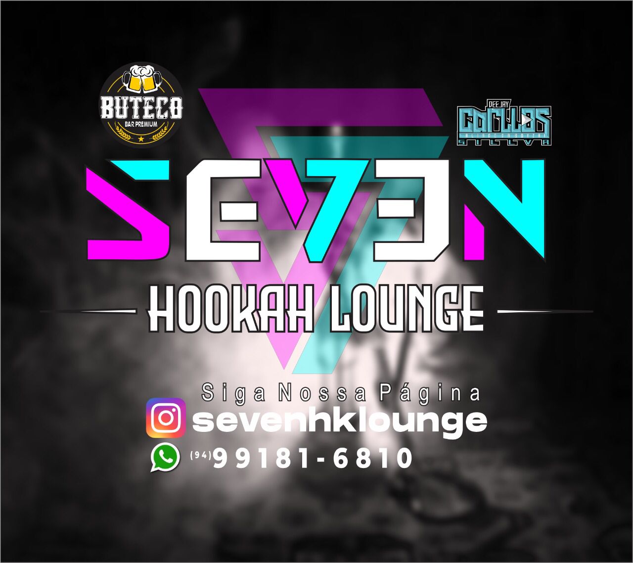 Logo da empresa Seven Hookah Lounge