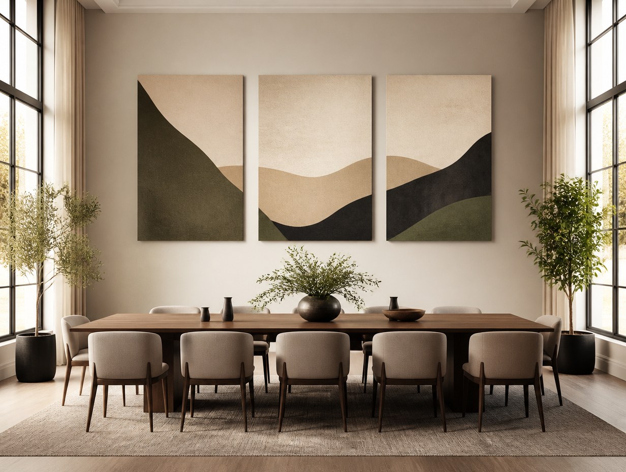 3 Panel Canvas mockup example