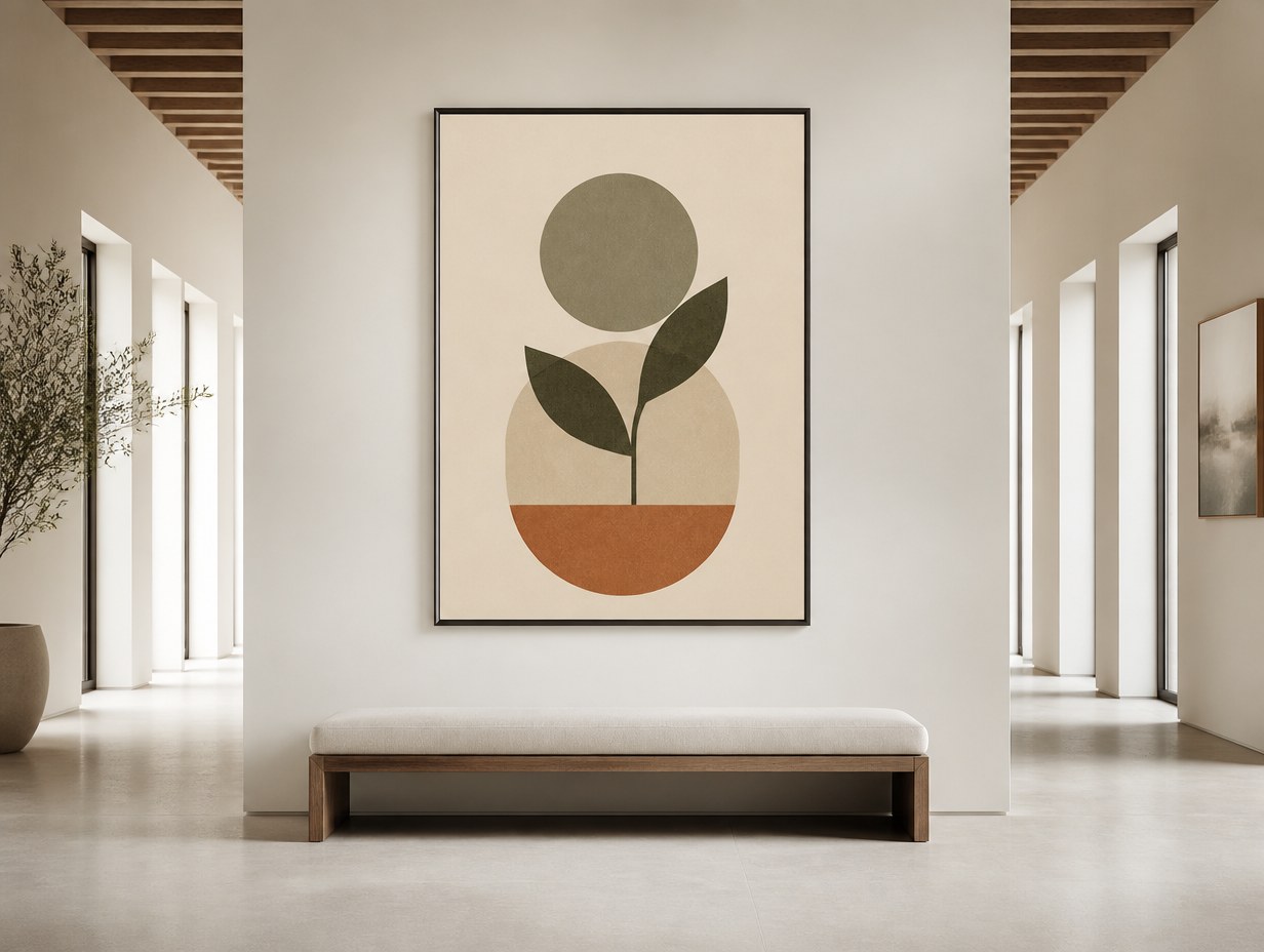 AI-generated 30x40 print mockup sample