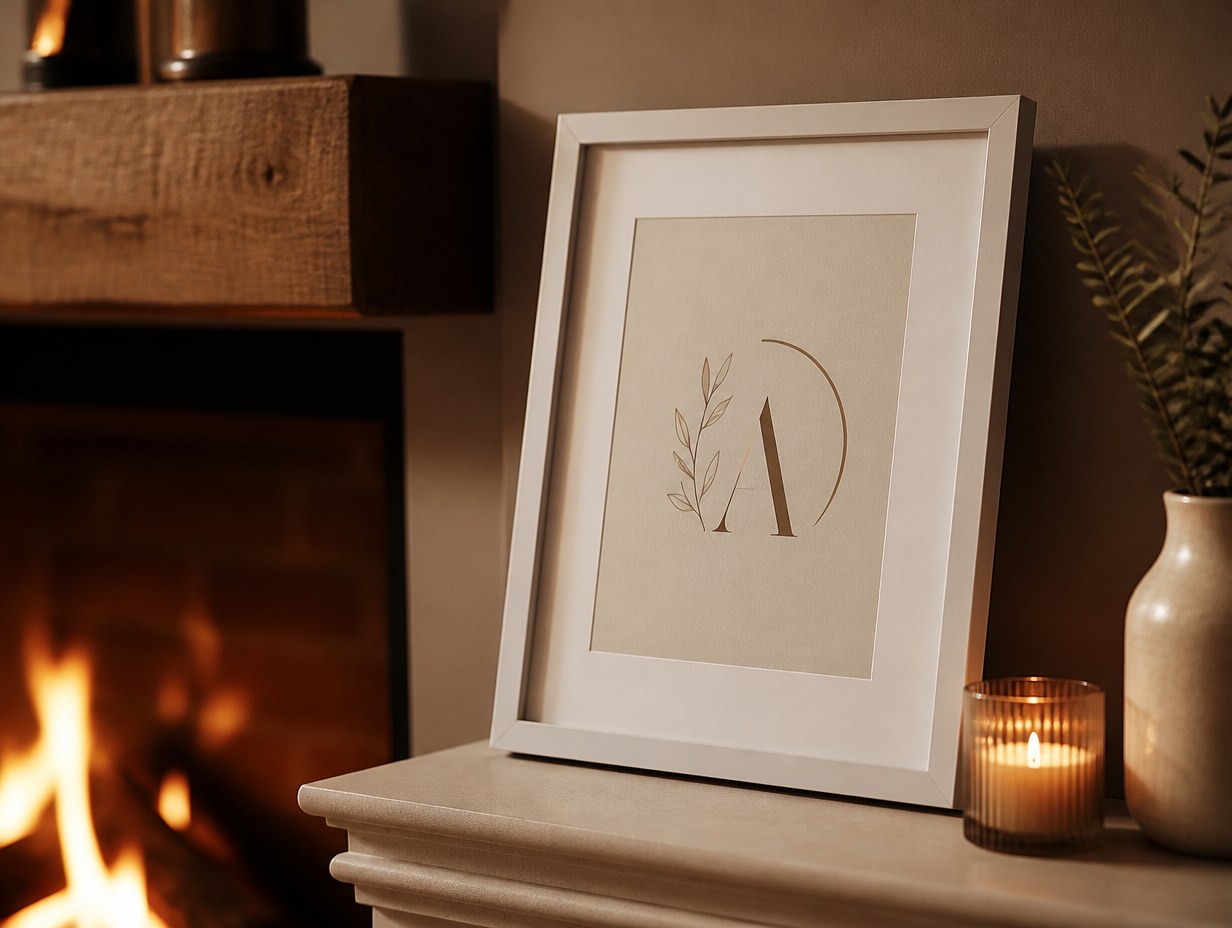 AI-generated 8x10 print mockup sample
