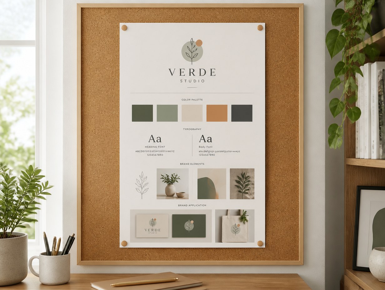 AI-generated a3 poster mockup sample