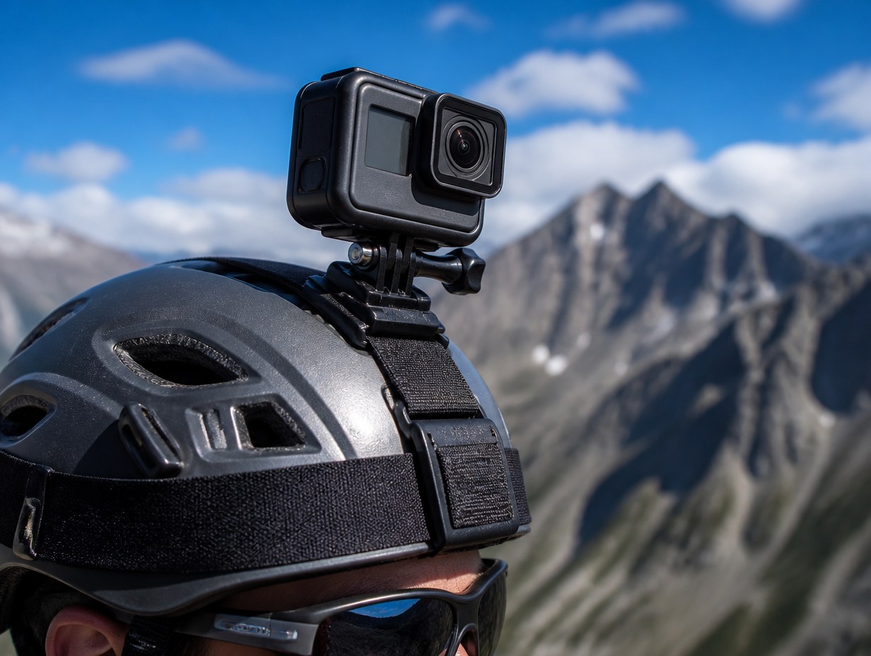 AI-generated action camera mockup sample