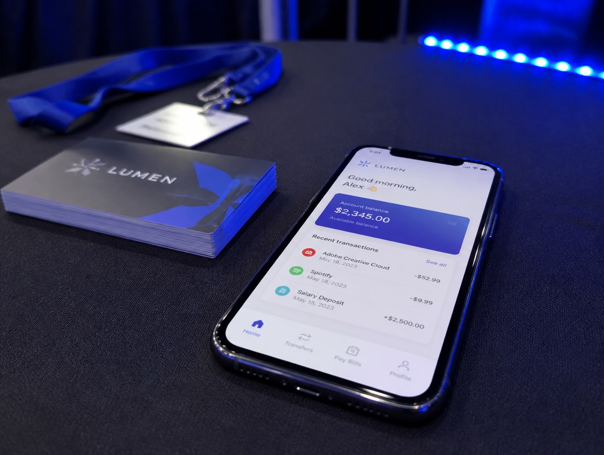 AI-generated android app mockup sample