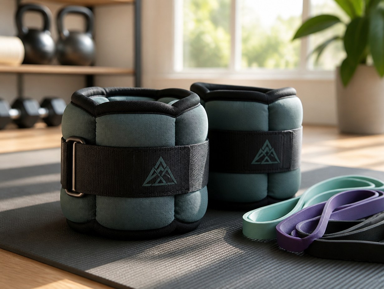AI-generated ankle weights mockup sample