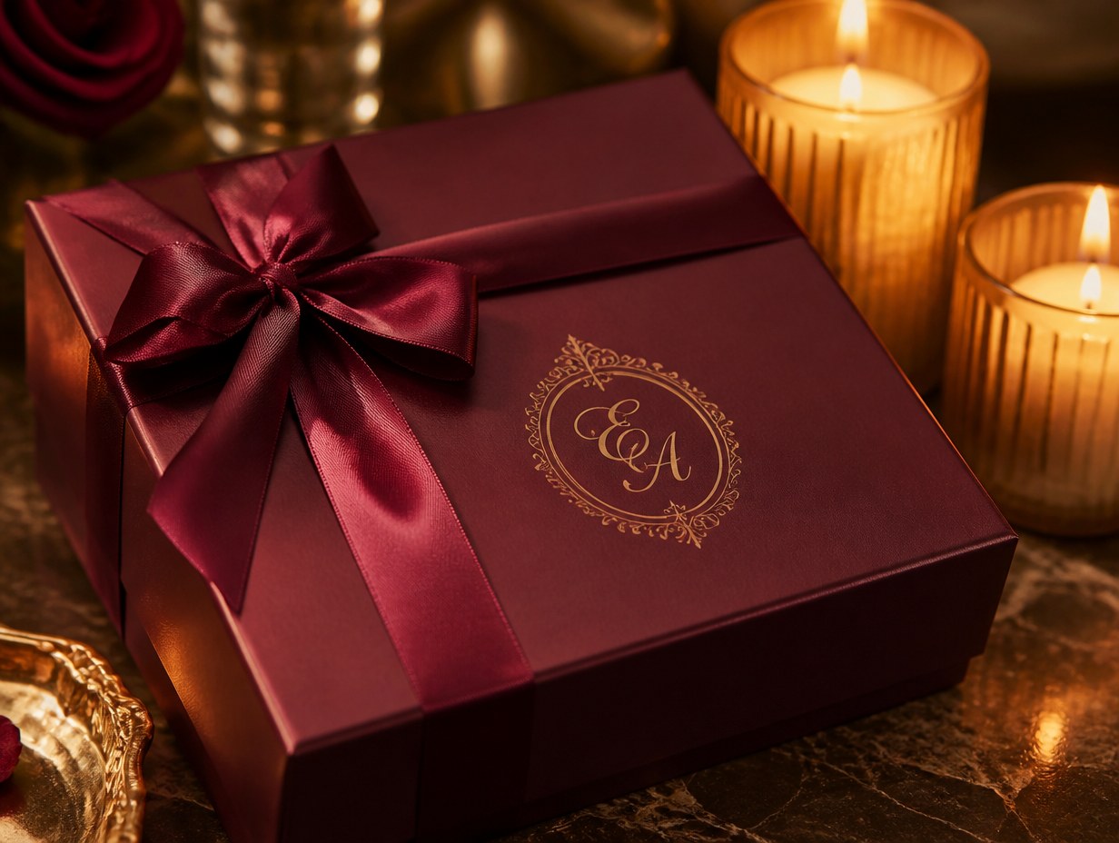 Anniversary Gift Box mockup example