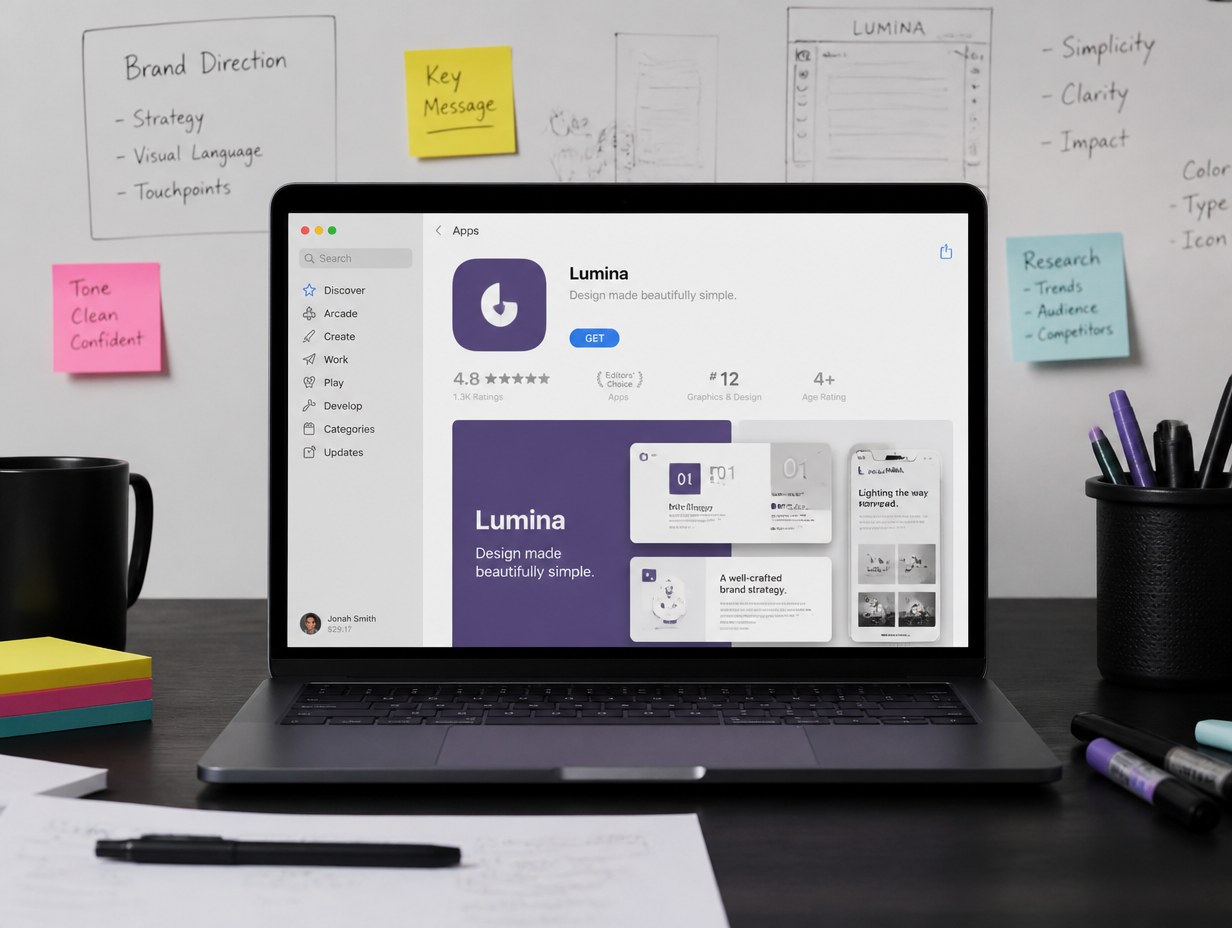 App Store Feature Graphic mockup example