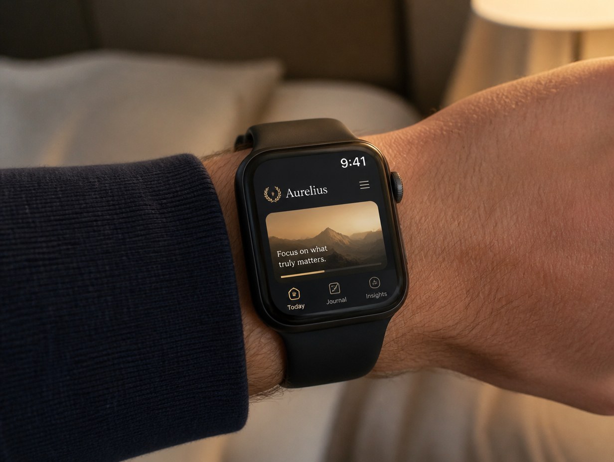 Apple Watch App Screen mockup example