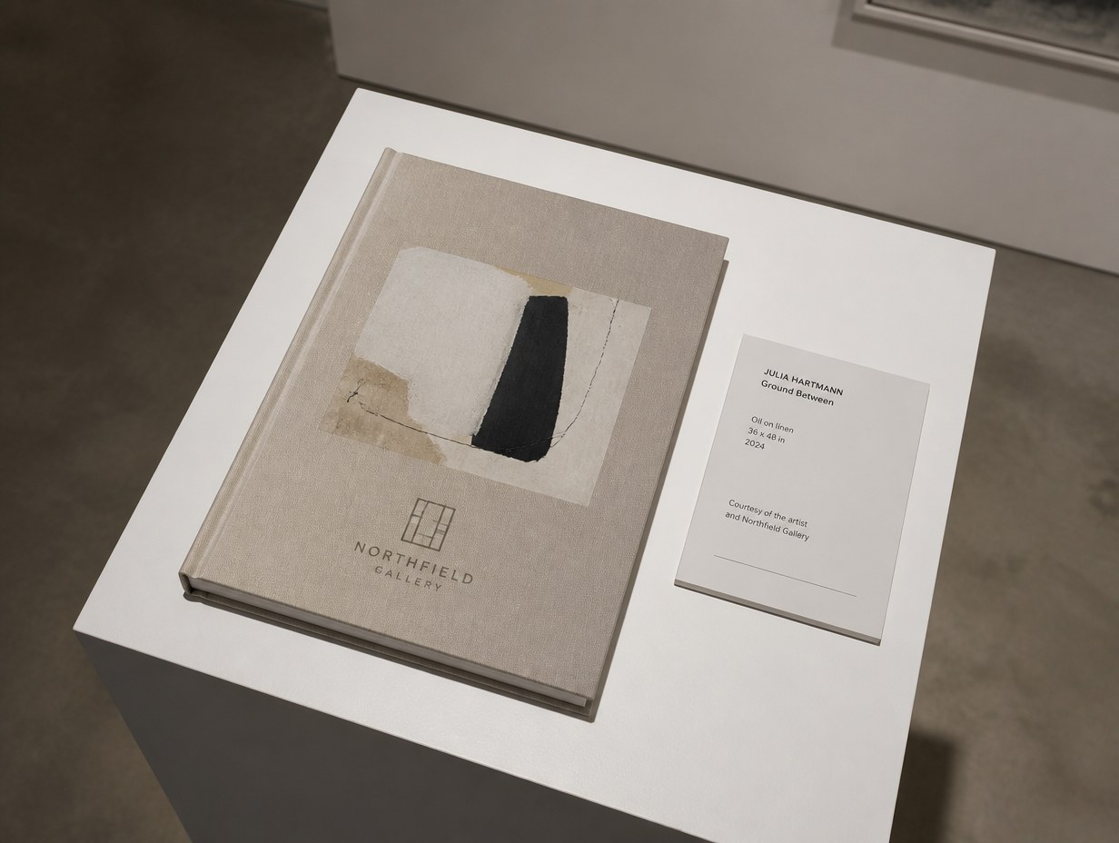 Art Catalog mockup example