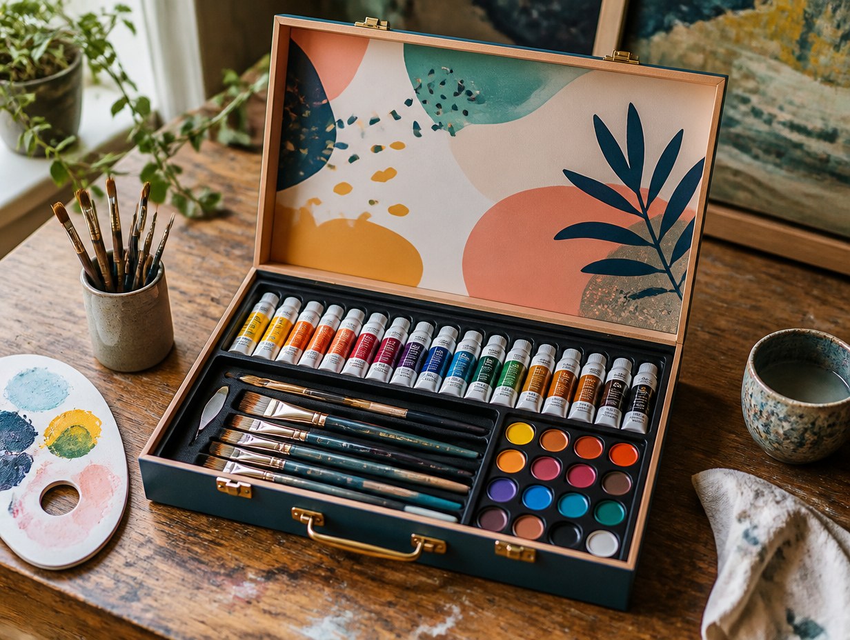 Art Supply Box mockup example