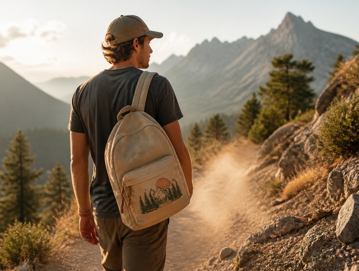Backpack mockup example